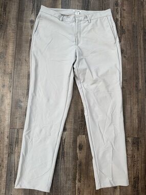 Men's Slim Light Gray Chinos - Classic Everyday Pants
